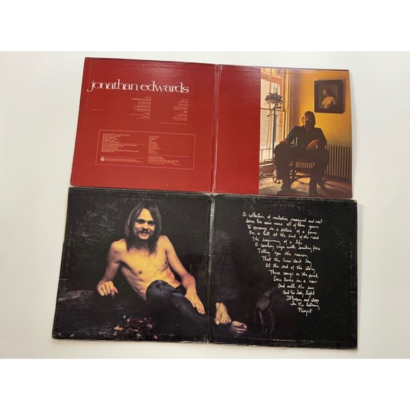 Jonathan Edwards Self Titled / Honky Tonk Stardust Cowboy LP VG+/VG - Picture 4 of 13